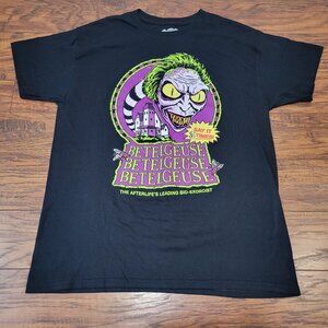 BEETLEJUICE Betelgeuse Say 3 Times Steven Rhodes Sandworm House Shirt sz L NWOT